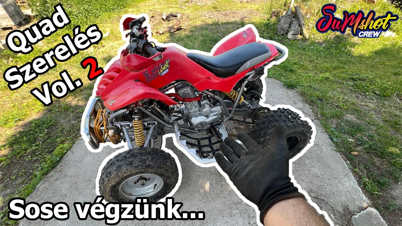 SOSE VÉGZÜNK... | ZONGSHEN 200 QUAD SZERELÉS 2. RÉSZ