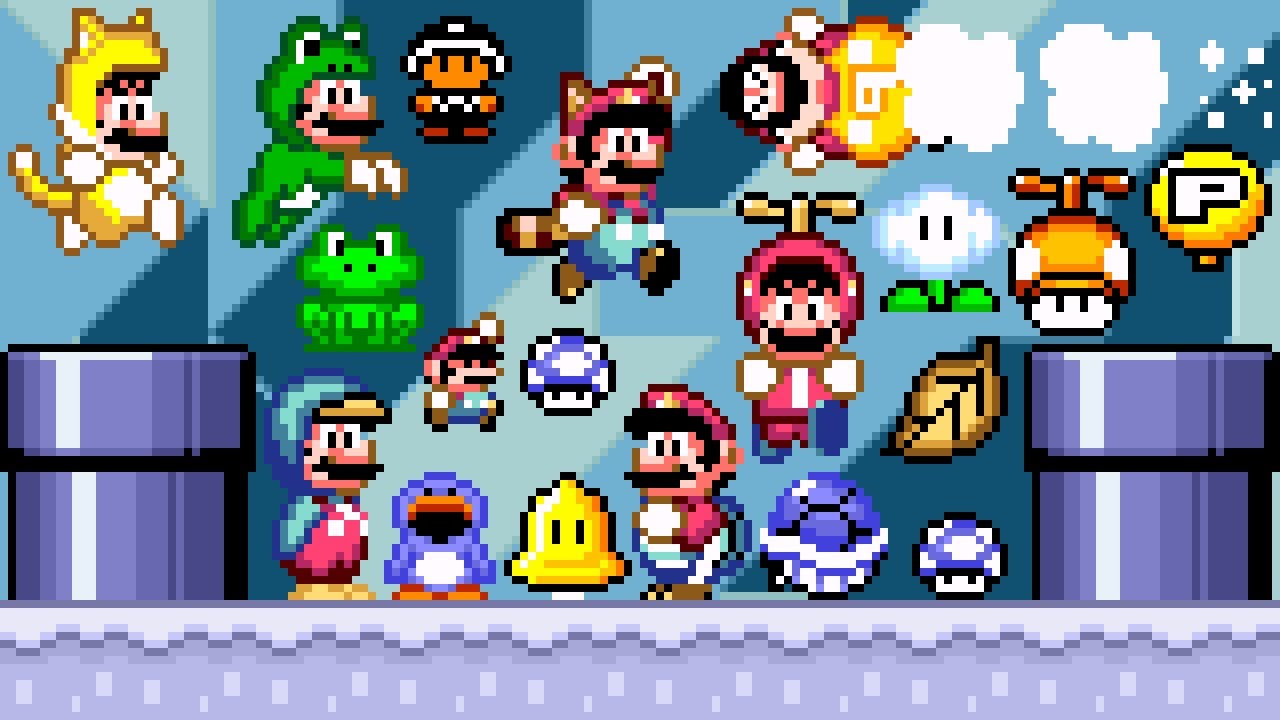 Super Mario World (SNES) - Custom Powerups v3.4.4: Special World #9