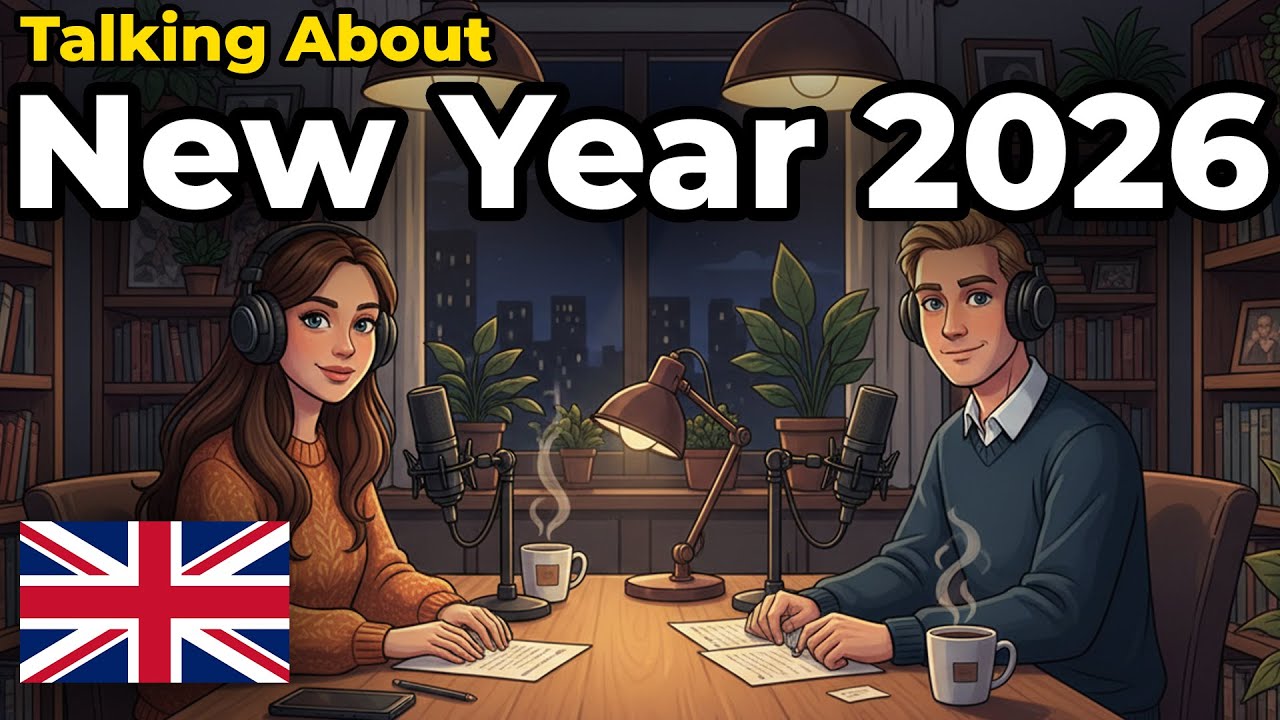 Speak About New Year’s Goals in English | Real Conversation Between Emma and Ben