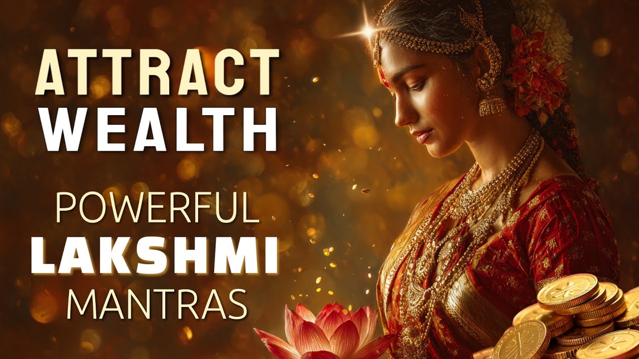 Lakshmi Mantras to ATTRACT WEALTH & PROSPERITY | Ashta Lakshmi Namavali and Mahalakshmi Mantra