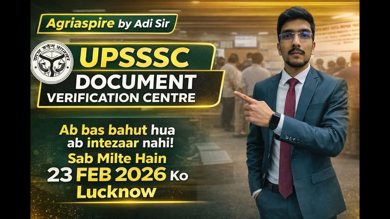 UPSSSC Document Verification kyun nahe ho raha start  | 23 Feb 2026 Lucknow Chalo | 22K students