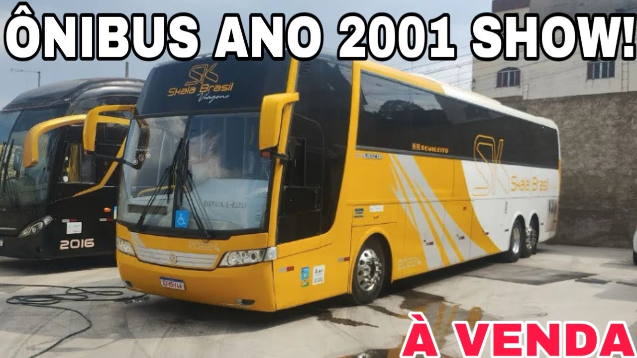 NÃO PERDE A CARA DE MODERNO! BUSSCAR SCANIA K124 À VENDA