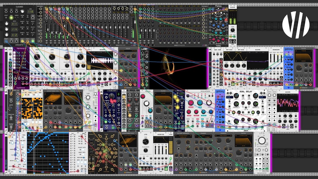 1 Hour of Relaxing Generative Space Ambient // Tranquil Terrains 4 // VCV Rack