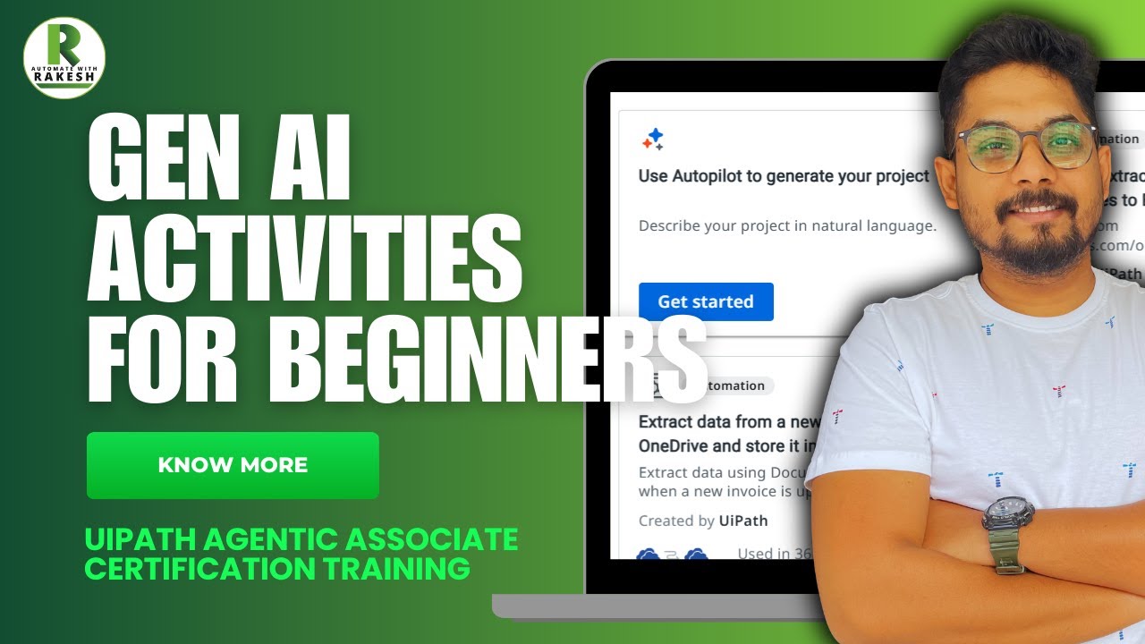 Build Smarter Automations Using UiPath GenAI Activities