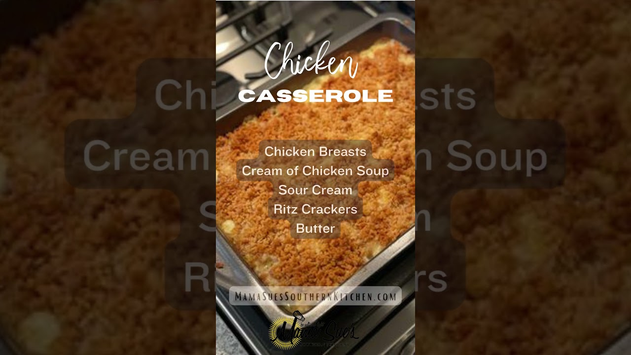 If you love a good Chicken Casserole you need this recipe!  How to make the best chicken casserole!