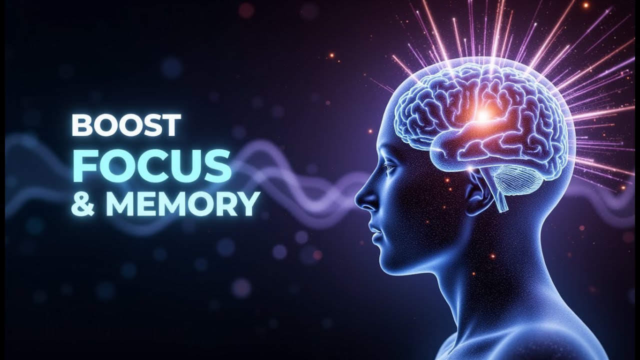 Binaural Beats for Focus, Memory & Productivity | 340 Hz + 40 Hz Frequencies