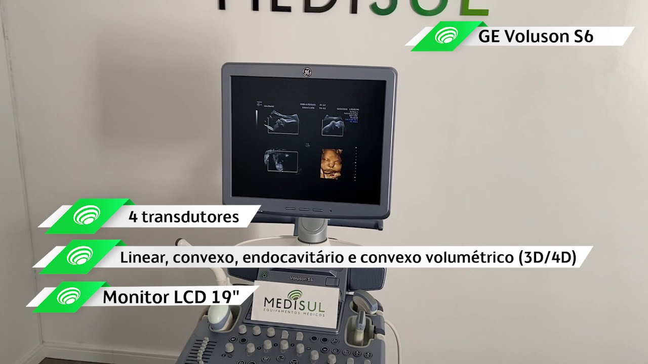 Medisul - GE Voluson S6 com 4D