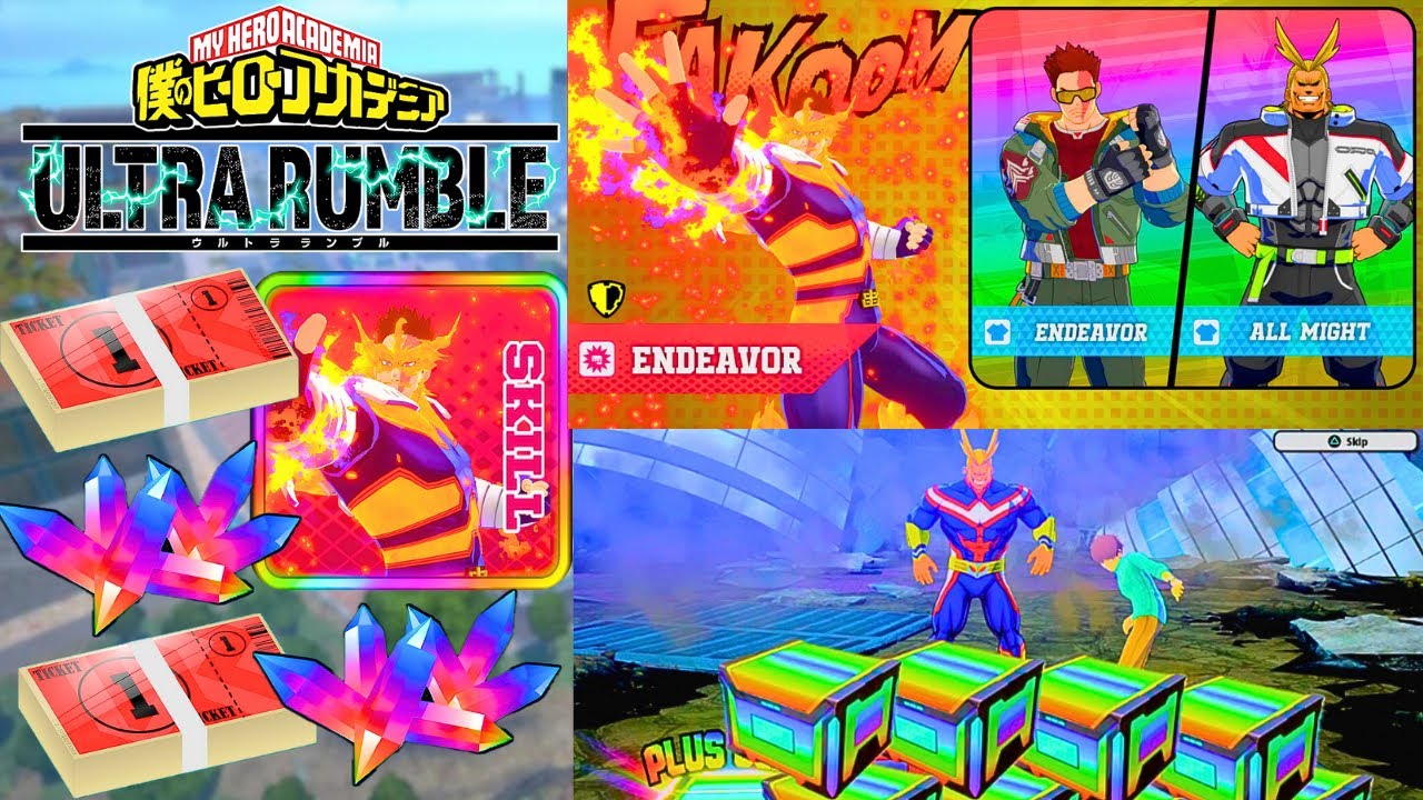 *NEW* ASSAULT ENDEAVOR SUMMONS MADE ME CRASH OUT! My Hero Ultra Rumble 