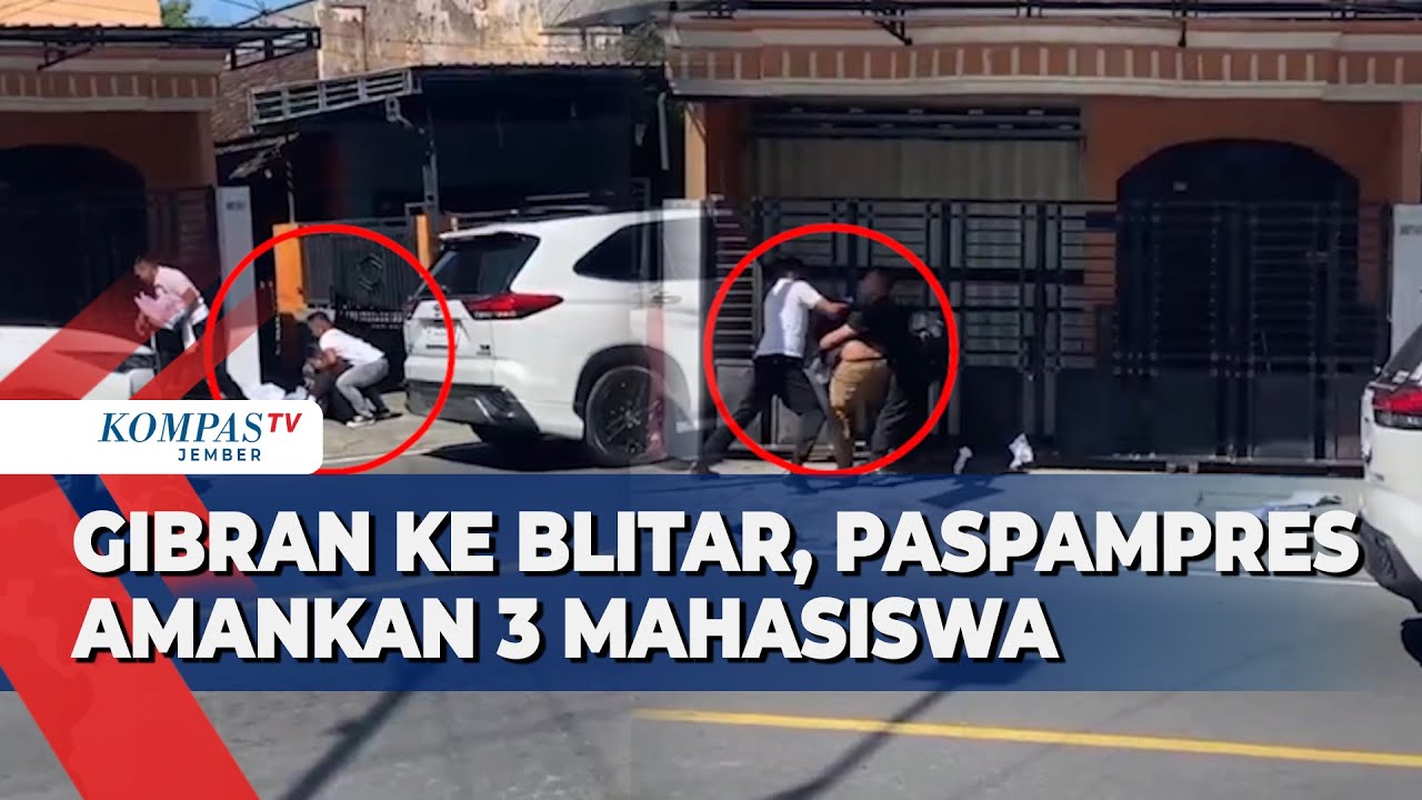 Viral! Mahasiswa Blitar Diamankan Usai Bentangkan Poster ke Gibran