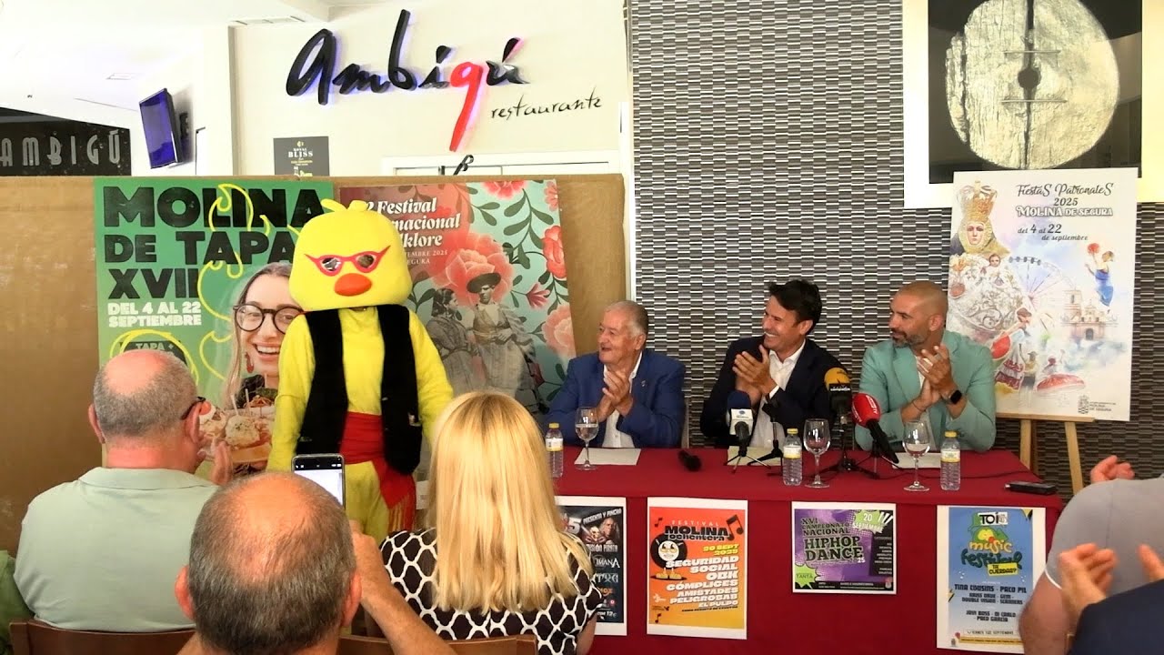 Presentaci&oacute;n Fiestas de Molina de Segura 2025