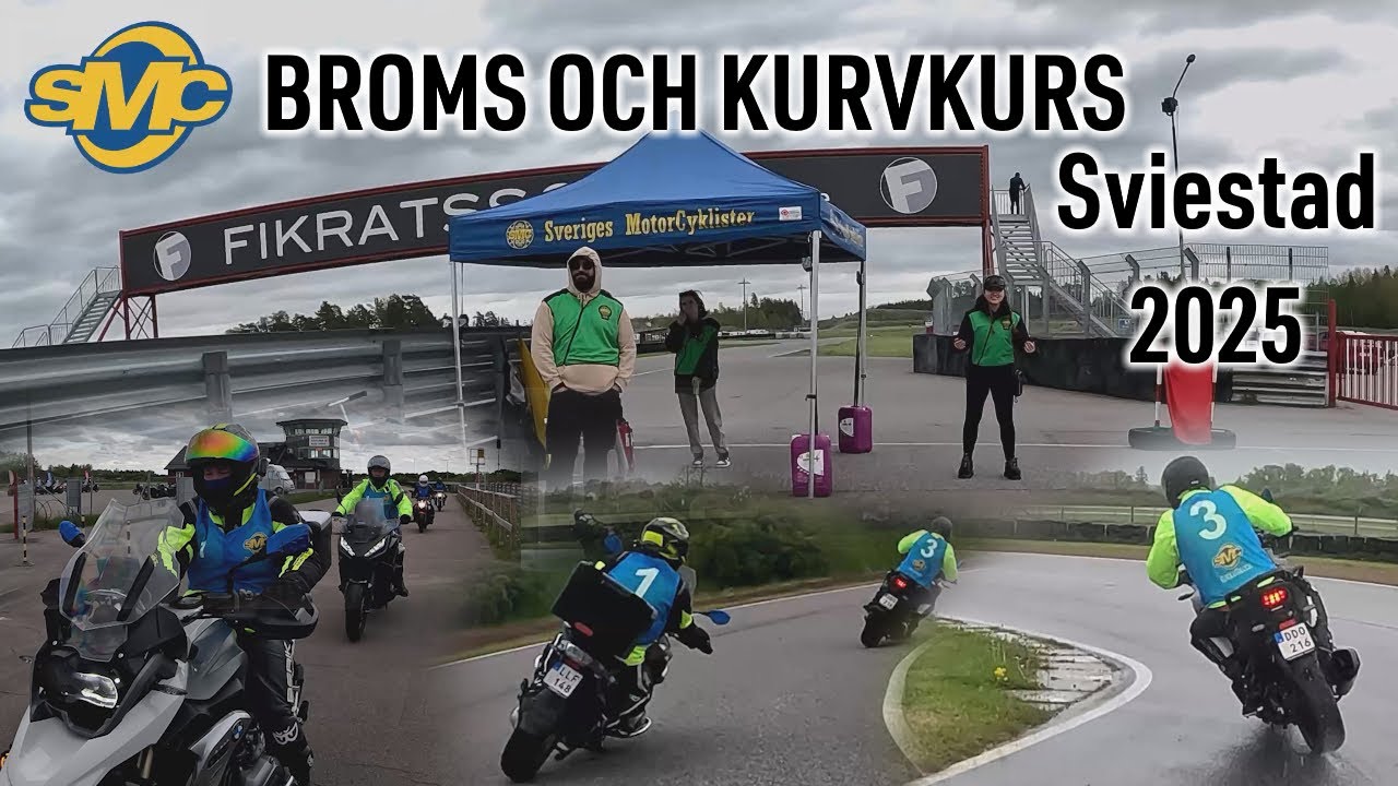 SMC Sviestad Broms och kurvkurs Maj 2025 Lördag Medelsnabb Grupp