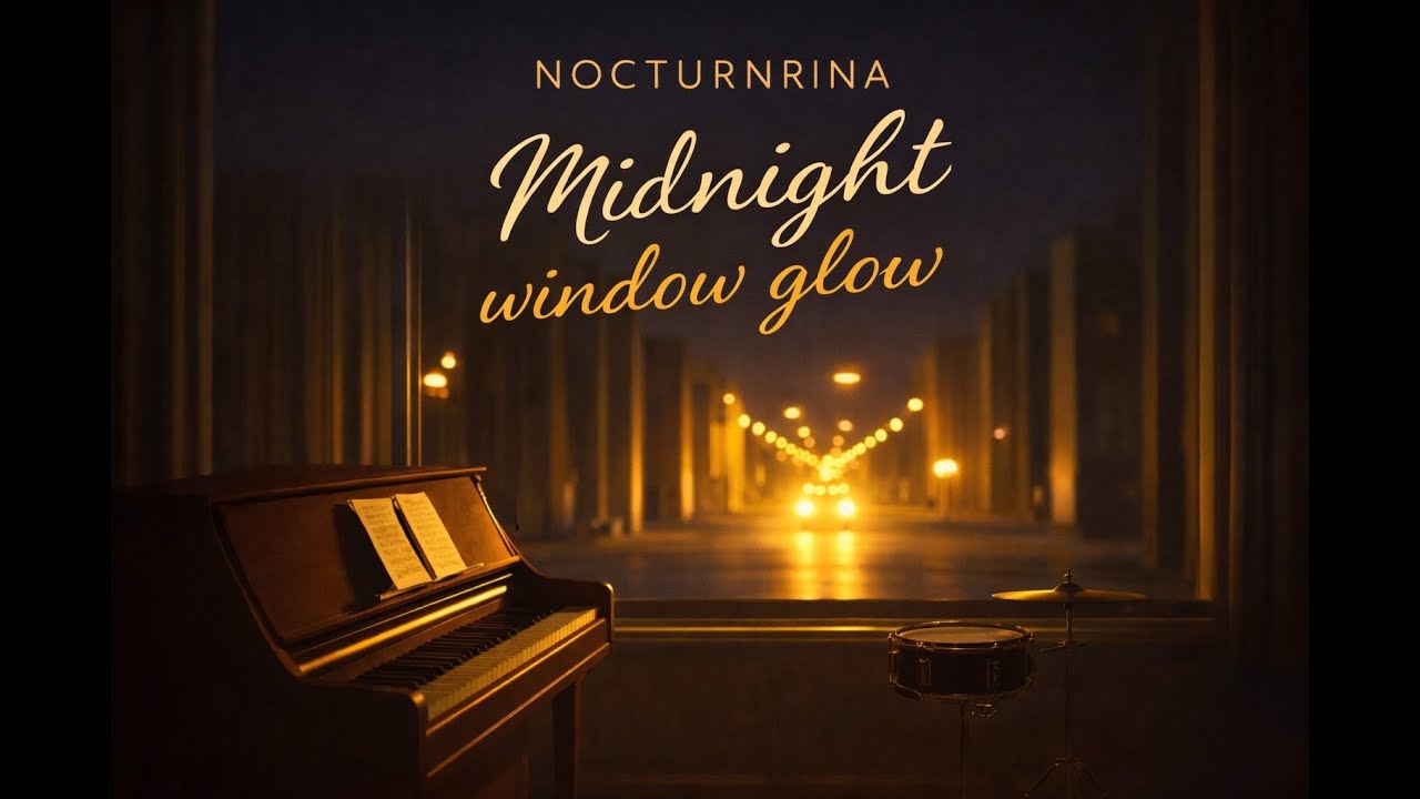 [Jazz] Midnight Window Glow | 밤의 창가 재즈 · Smooth Night Jazz – NOCTURNRINA
