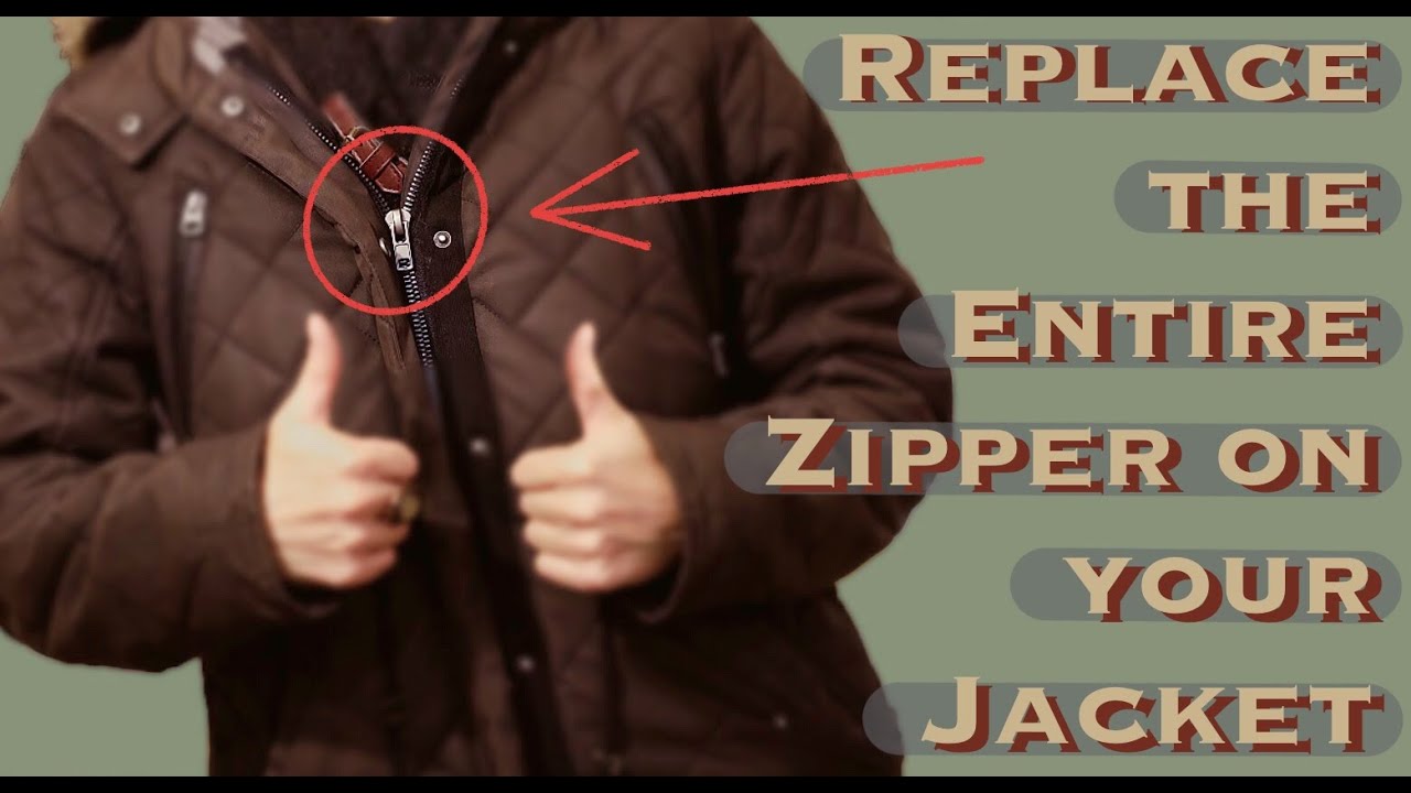 How to Replace Your Jacket Zipper (With a Sewing Machine)