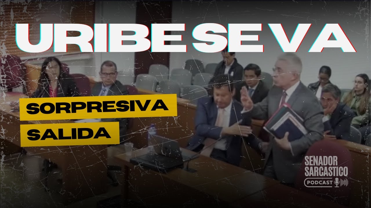Uribe abandona la sala antes del testimonio de Iván Cepeda | Juicio Uribe | Senador Sarcástico