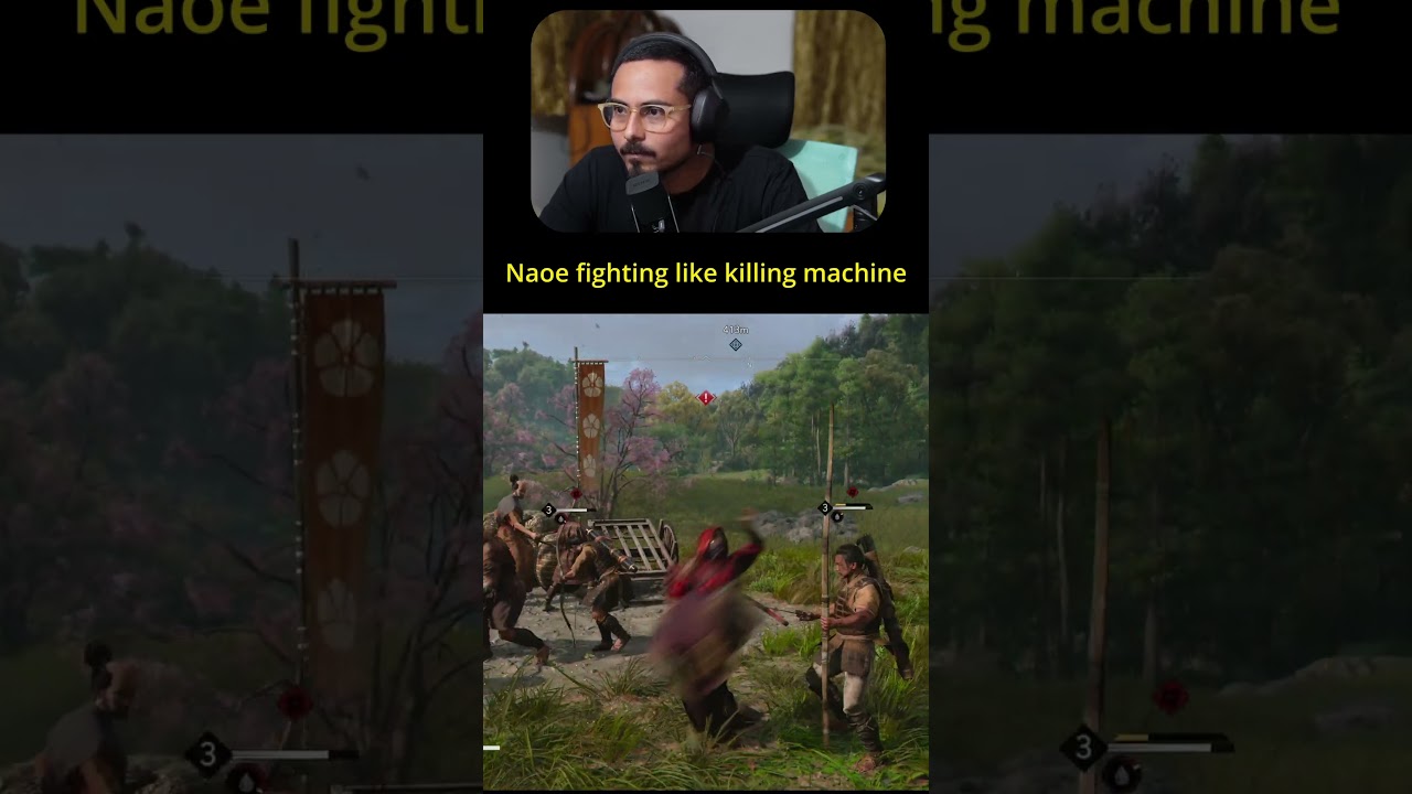 AC Shadows Naoe Fighting like Mad #shorts , #gaming , #trending , #acs , #acshadows