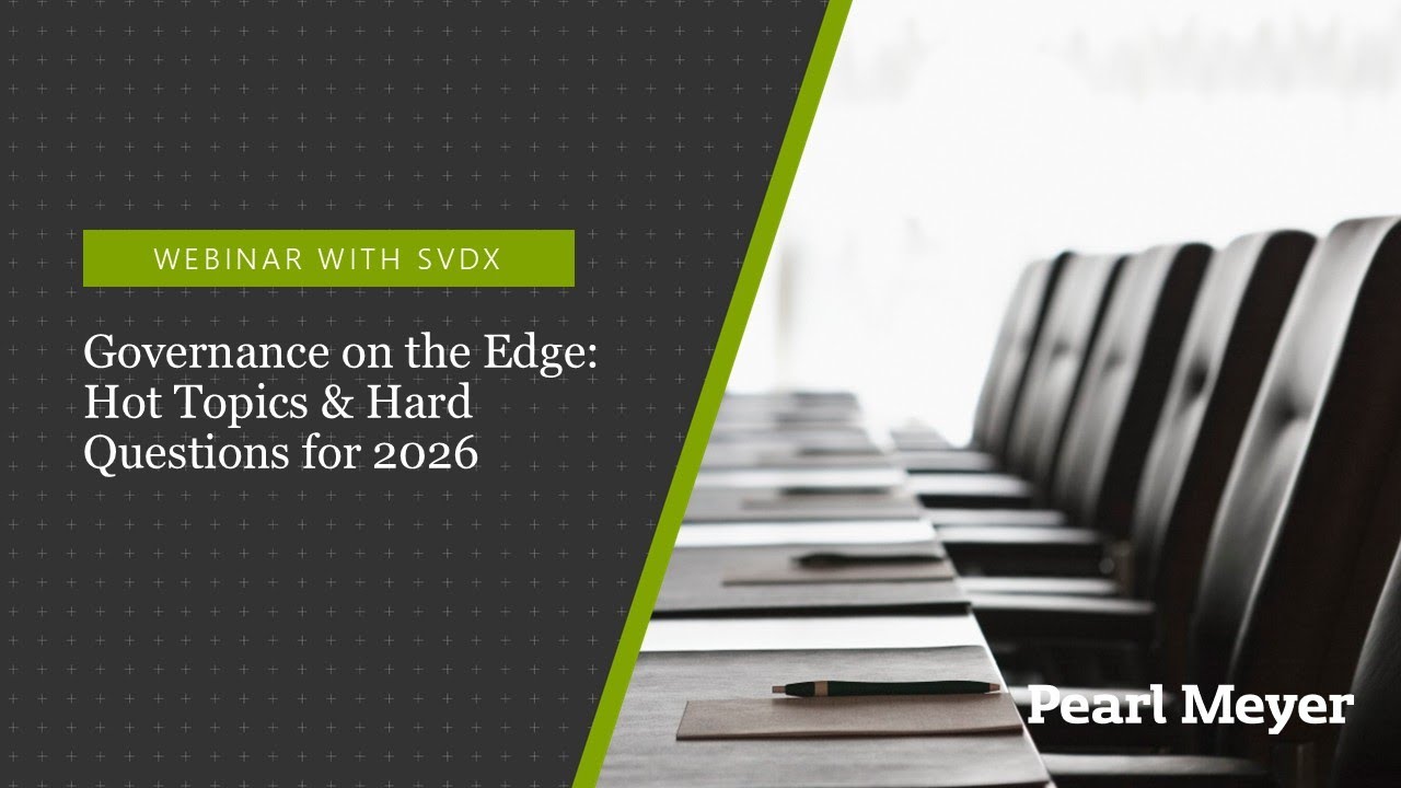 Governance on the Edge: Hot Topics & Hard Questions for 2026