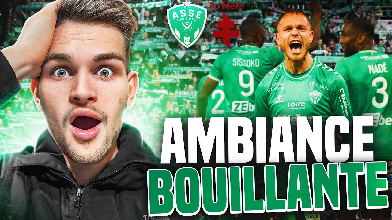 LES VERTS EN FEU DANS LE CHAUDRON FACE &Agrave; METZ ! - (Vlog ASSE 2-1 Metz 2024)