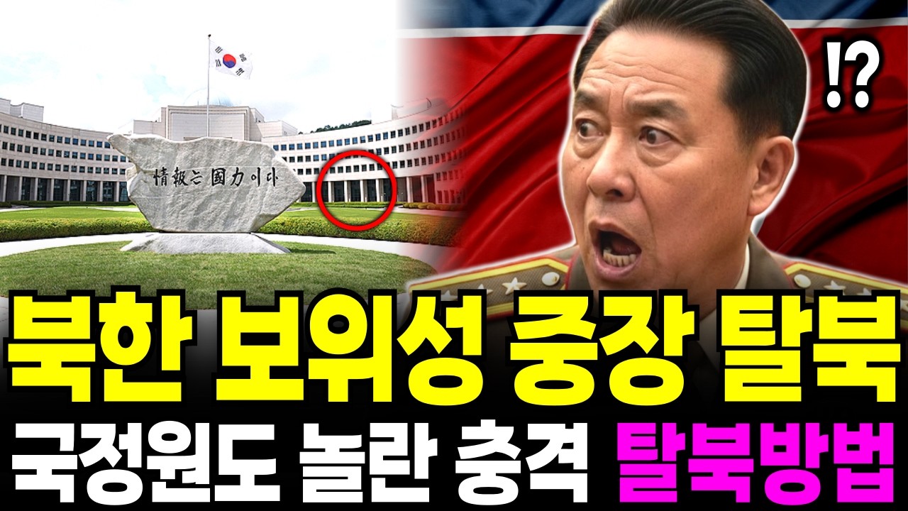 북한 보위부 중장, 83세 노모와 4살 손녀 데리고 목숨 건 탈북...국정원도 놀란 7인 가족의 탈출