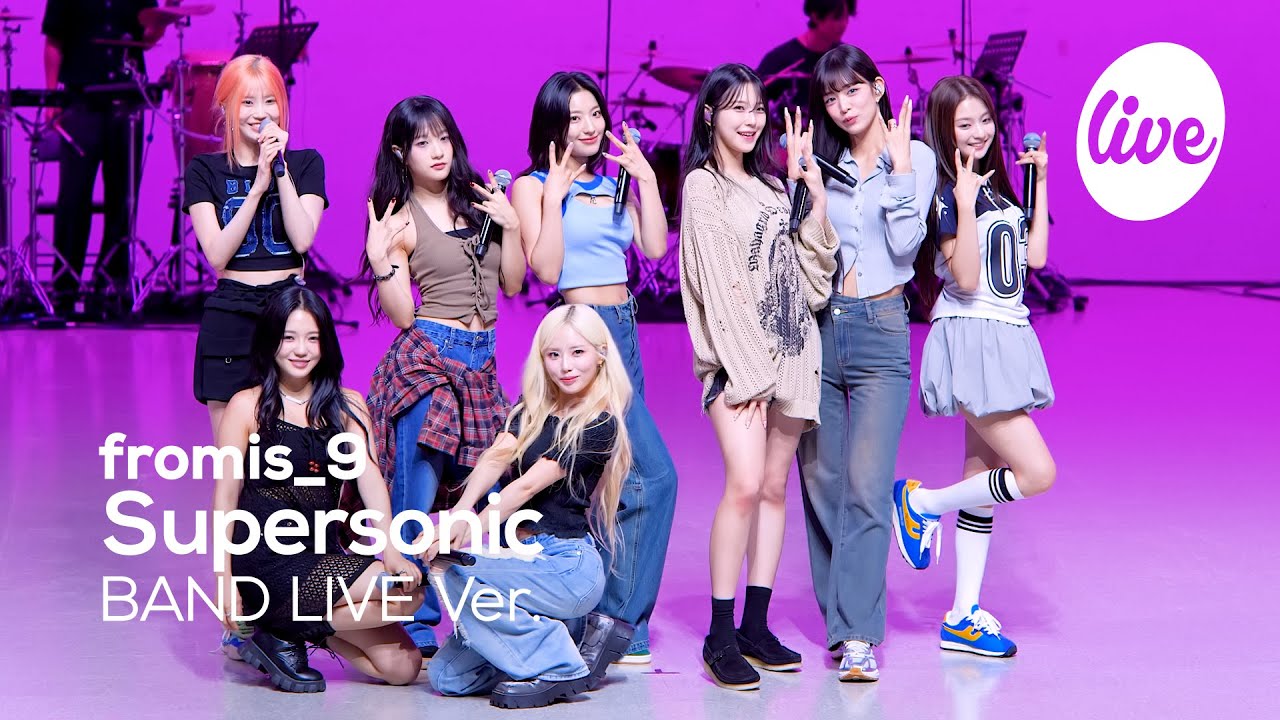 [4K] fromis_9 - “Supersonic” Band LIVE Concert [it's Live] шоу живой музыки