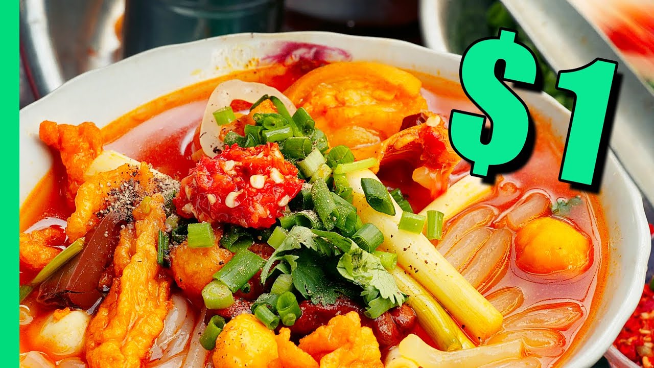 10 Street Foods UNDER $1 in Saigon, Vietnam!!! Street Food Dollar Menu 2!!