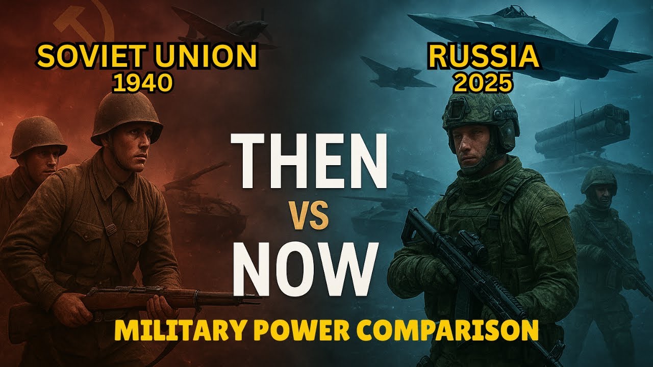 SOVIET UNION vs RUSSIA – Then vs Now Evolution (1940 vs 2025) | Military Power Comparison ⚔💥