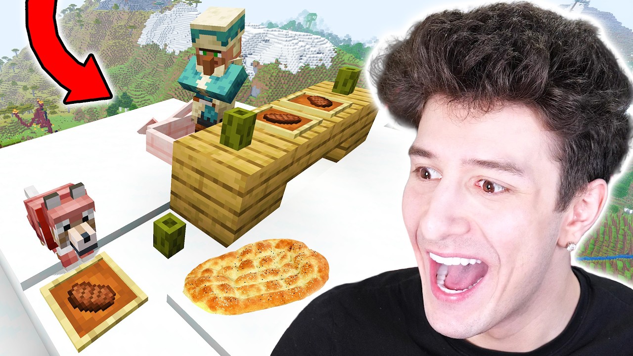 MİNECRAFT : İFTAR SOFRASI HAZIRLADIM