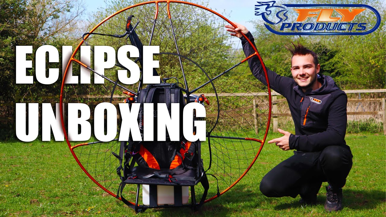 FLY PRODUCTS ECLIPSE ATOM 80 PARAMOTOR UNBOXING!!