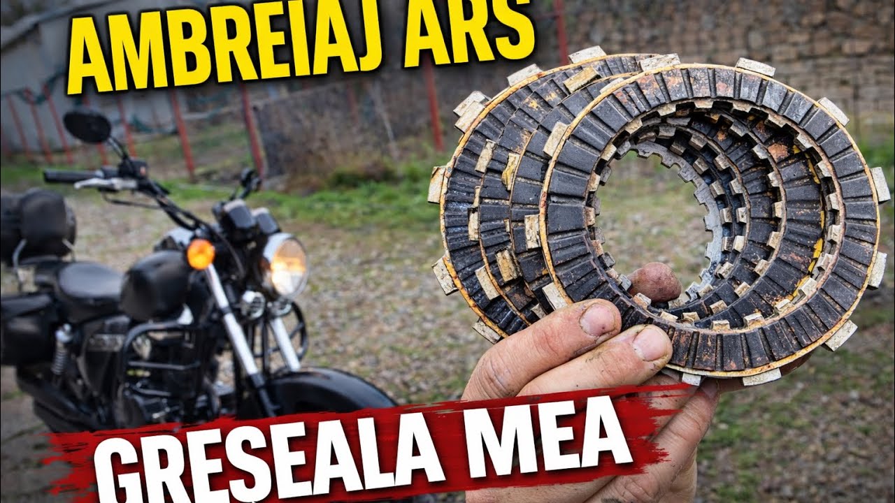 SCHIMB AMBREIAJ MOTOCICLETĂ KEEWAY SUPERLIGHT 125cm 