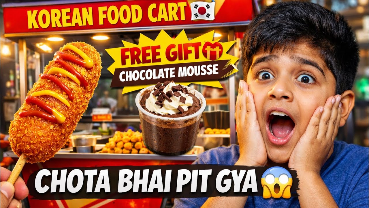 Rohini Mein Korean Food Cart Mil Gaya 😳 | Unfiltered Kartik