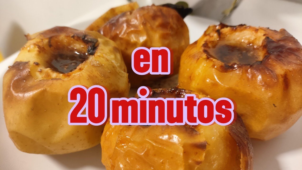 manzanas asadas en airfryer – Receta fácil y rápida