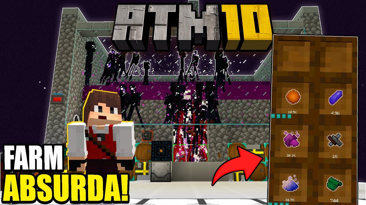 ESSA FARM DO NOVO APOTHEOSIS É ABSURDA! MYTHIC! - #ATM10 EP 64