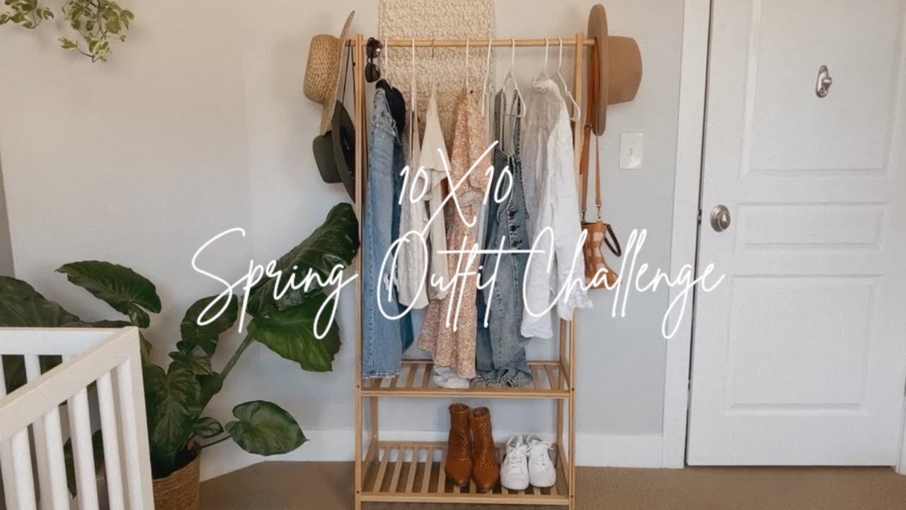 Spring 10X10 Outfit Challenge! (maternity edition) Capsule Spring Wardrobe!