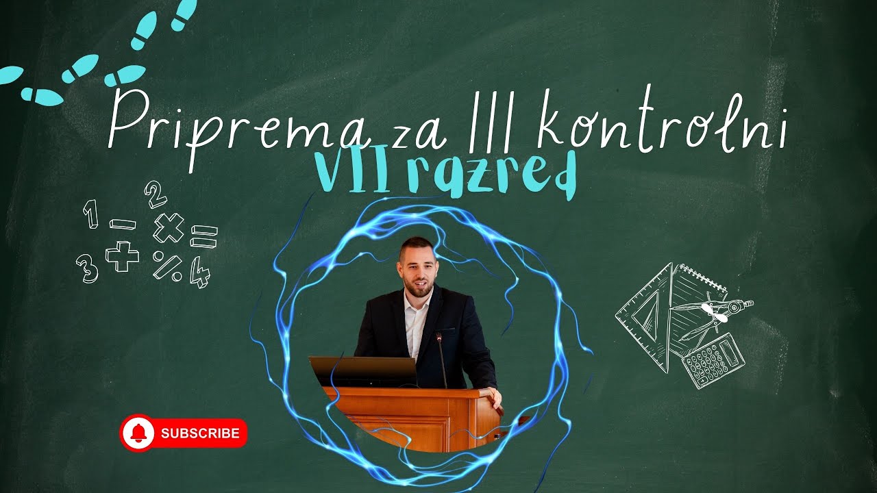 Priprema za III kontrolni zadatak ( 7. razred )