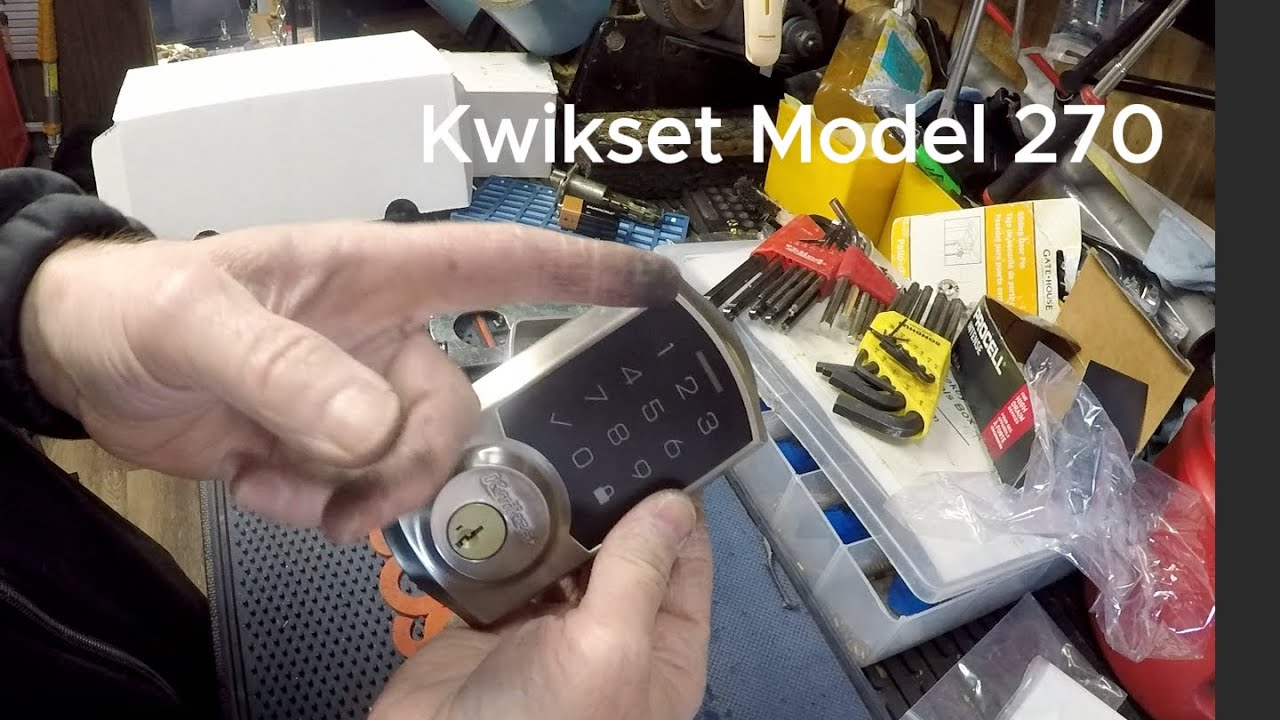 Kwikset 270 Deadbolt teardown