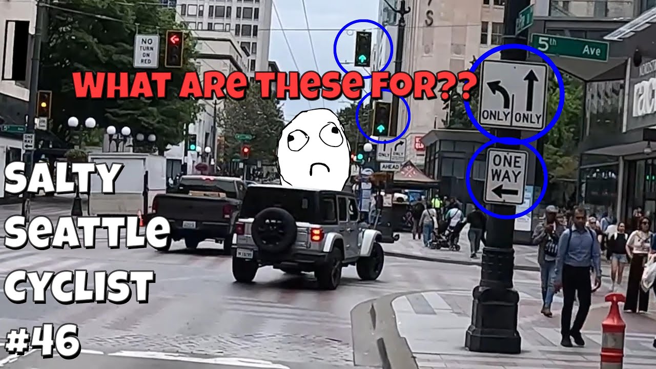 Соленый Сиэтл Велосипедист №46 🚦
