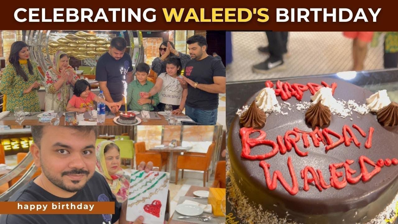 Celebrating Waleed Birthday in Movenpick I ABEEL KHAN I Trendz with Abeel