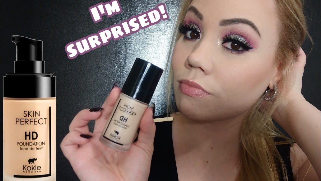 *Kokie* Skin Perfect HD Foundation 10w Review |Oily skin | 2020 fair