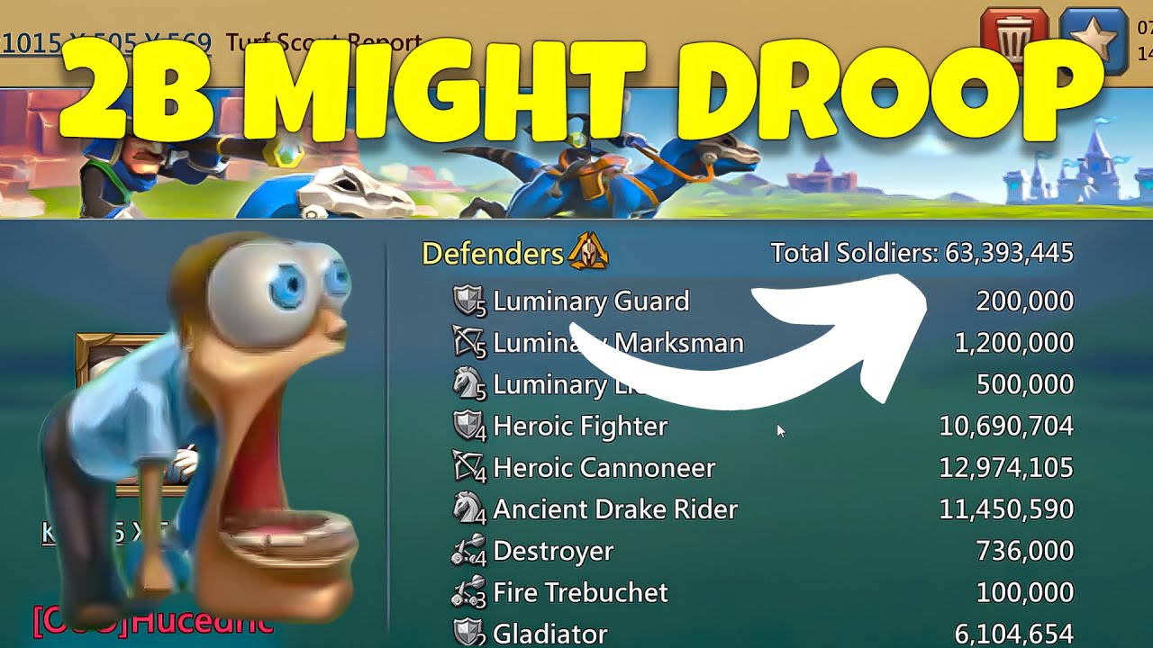 Lords Mobile - Multi-rally trap was smashed. He lost close 2b might droop on troops!