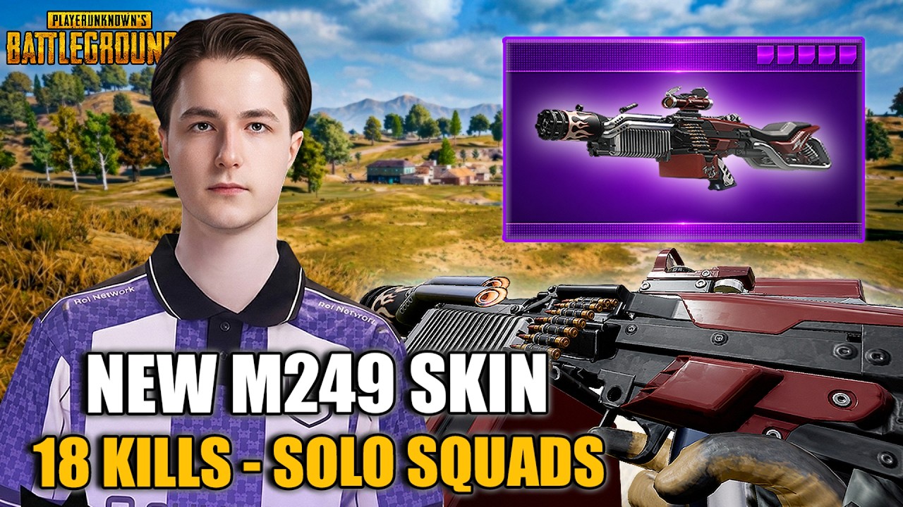Sosed Drops 18 KILLS with PUBG&rsquo;s INSANE NEW M249 Skin After the Update