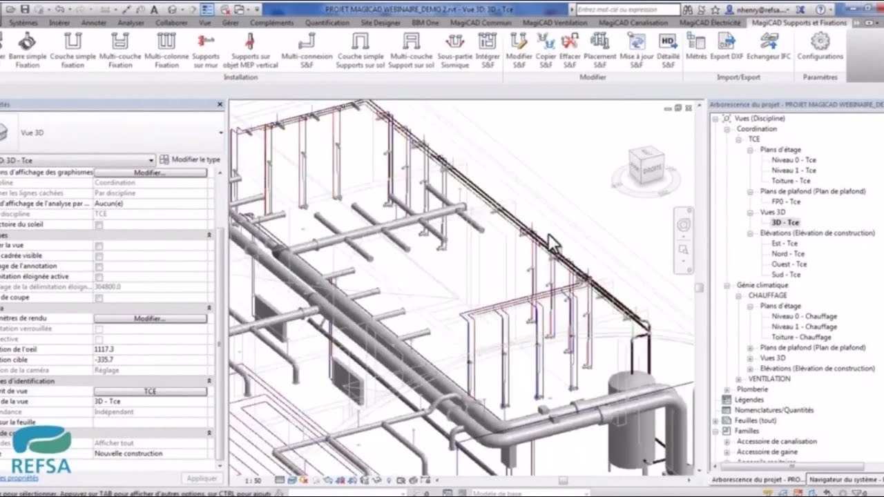 Webinaire MagiCAD - Comment créer des réseaux fluides avec Revit et MagiCAD