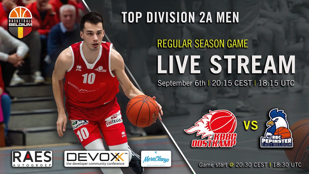 Top Division 2A Men | KBBC Oostkamp 🆚 RBC Pepinster East Belgium | Season 2025-2026