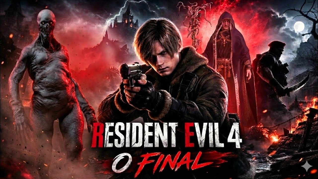 Jornada ate o FIM de Resident Evil 4 Remake | Fim de Saddler HOJE!