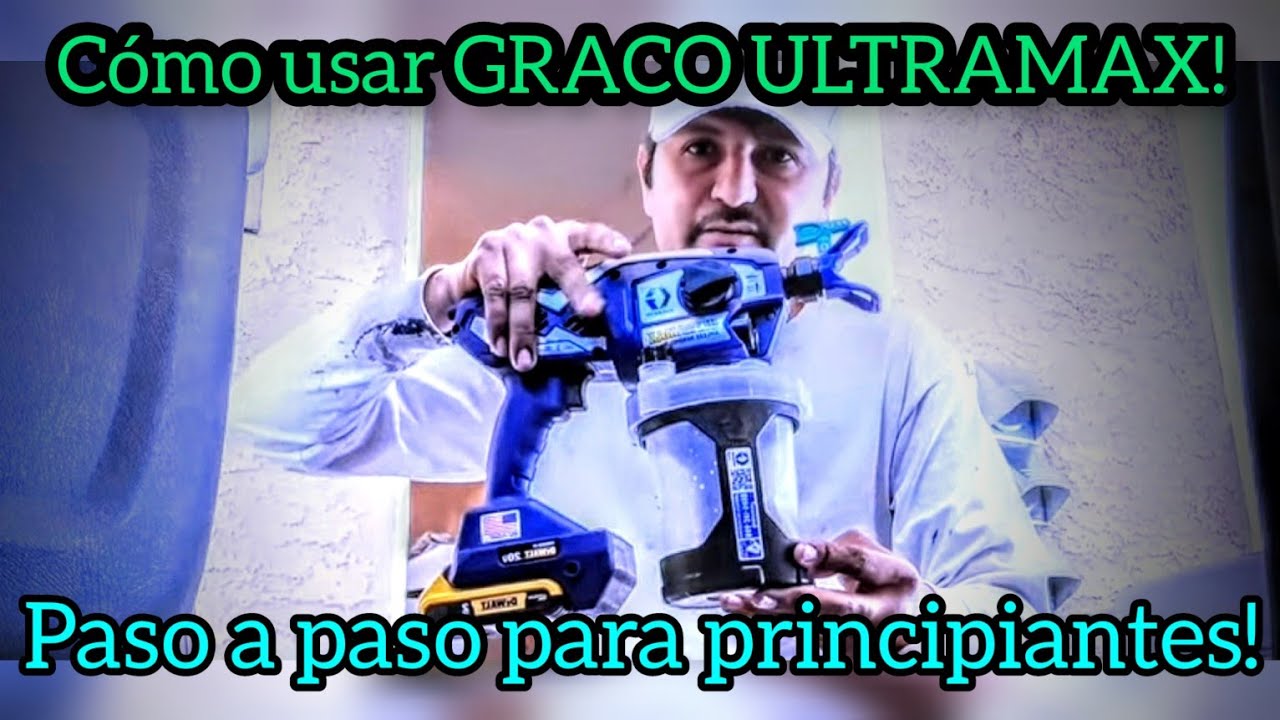 Cómo usar máquina de batería para pintar, ULTRAMAX AIRLESS 17M367