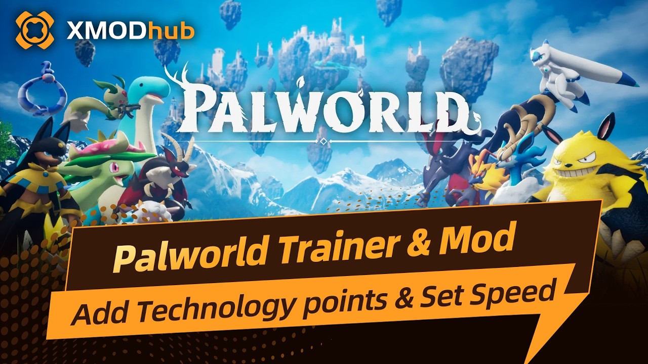 Palworld Mods Guide | How To Get INFINITE Tech Points & Max Speed