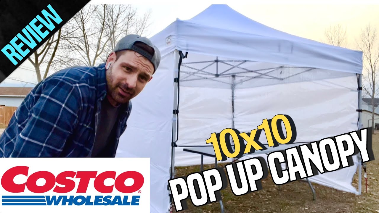 Costco Popup Canopy 10×10 Hybrid OOL — Распаковка — Обзор — Установка