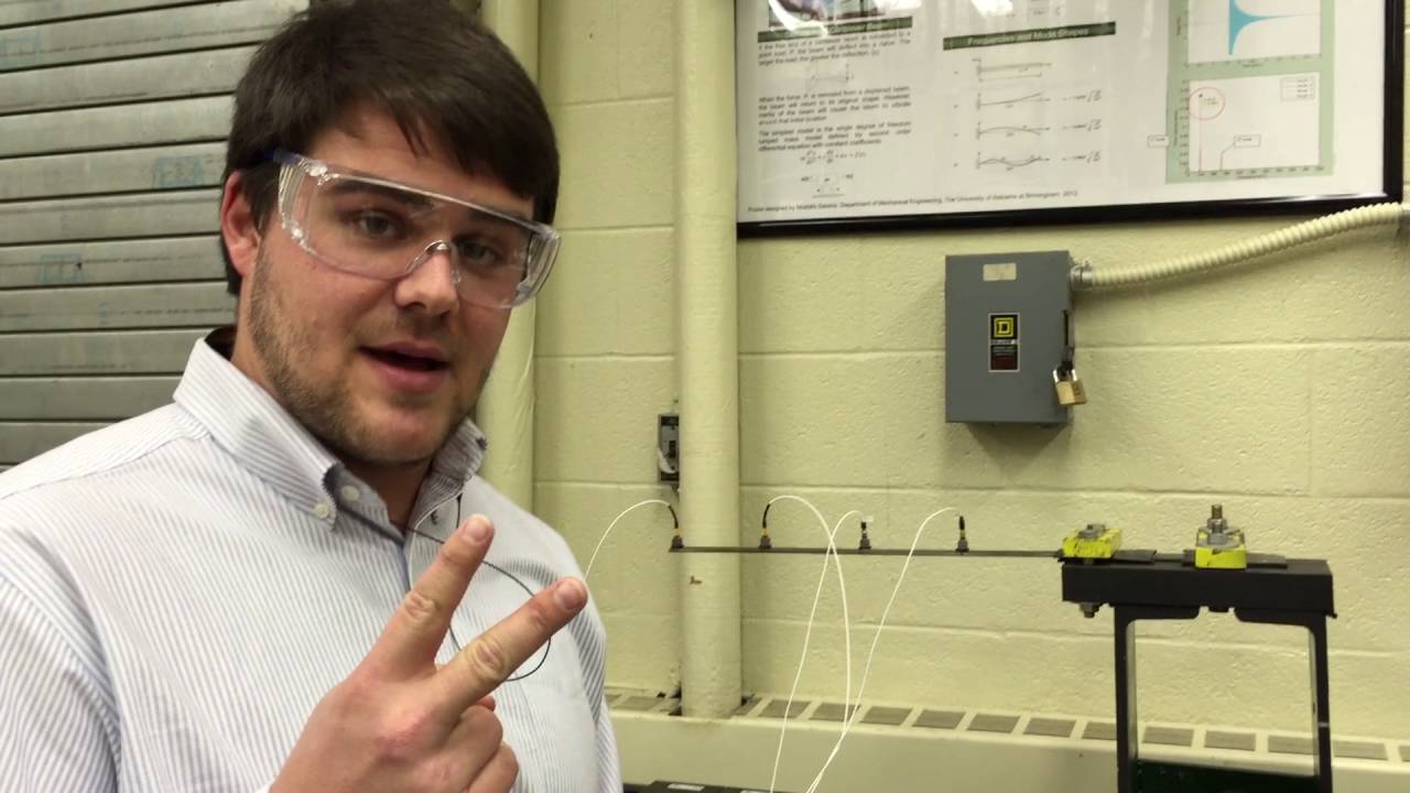 Beam Vibration lab video