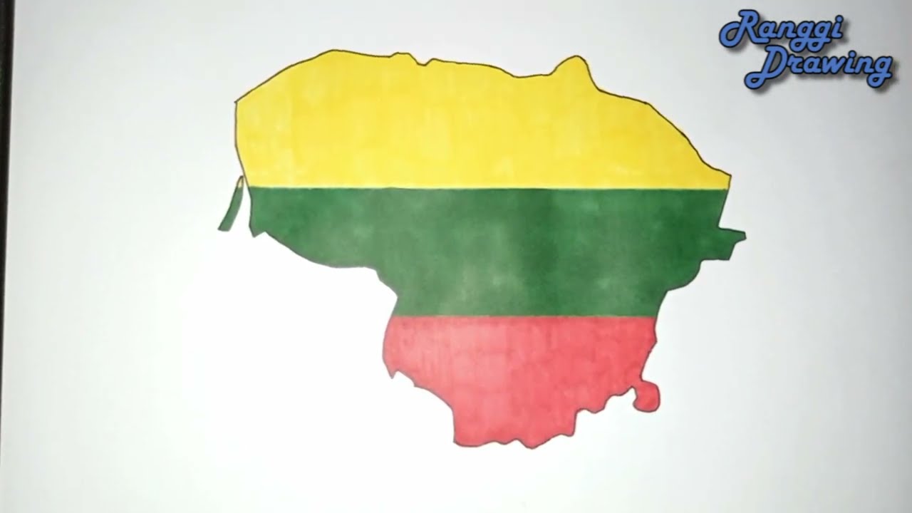 How to Draw Map of Lithuania