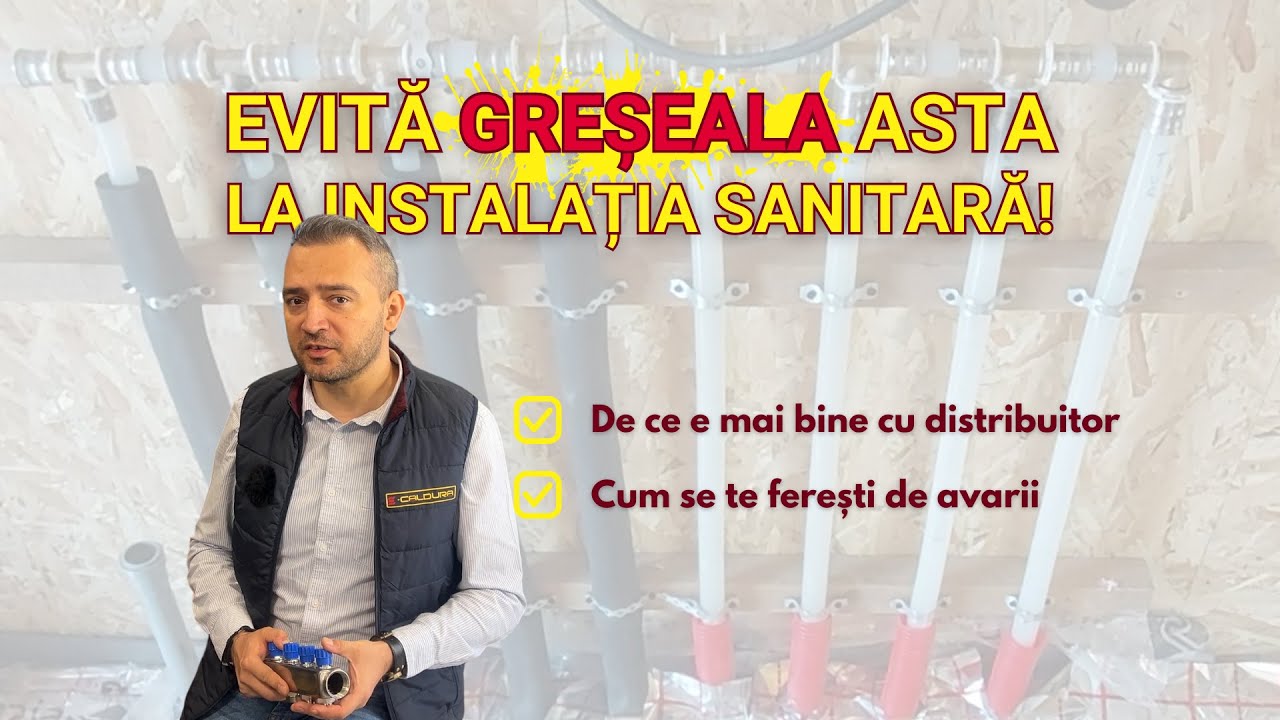 ⚠️ Fă alegerea corectă de la început: Instalație Sanitară cu Distribuitor! 🚰
