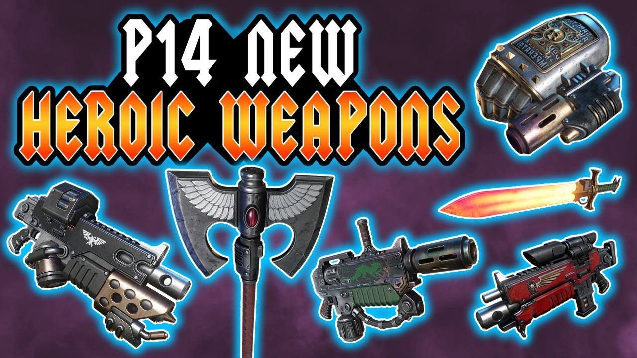 ALL NEW HEROIC WEAPON EFFECTS Revealed on Patch 14 PTS - Space Marine 2