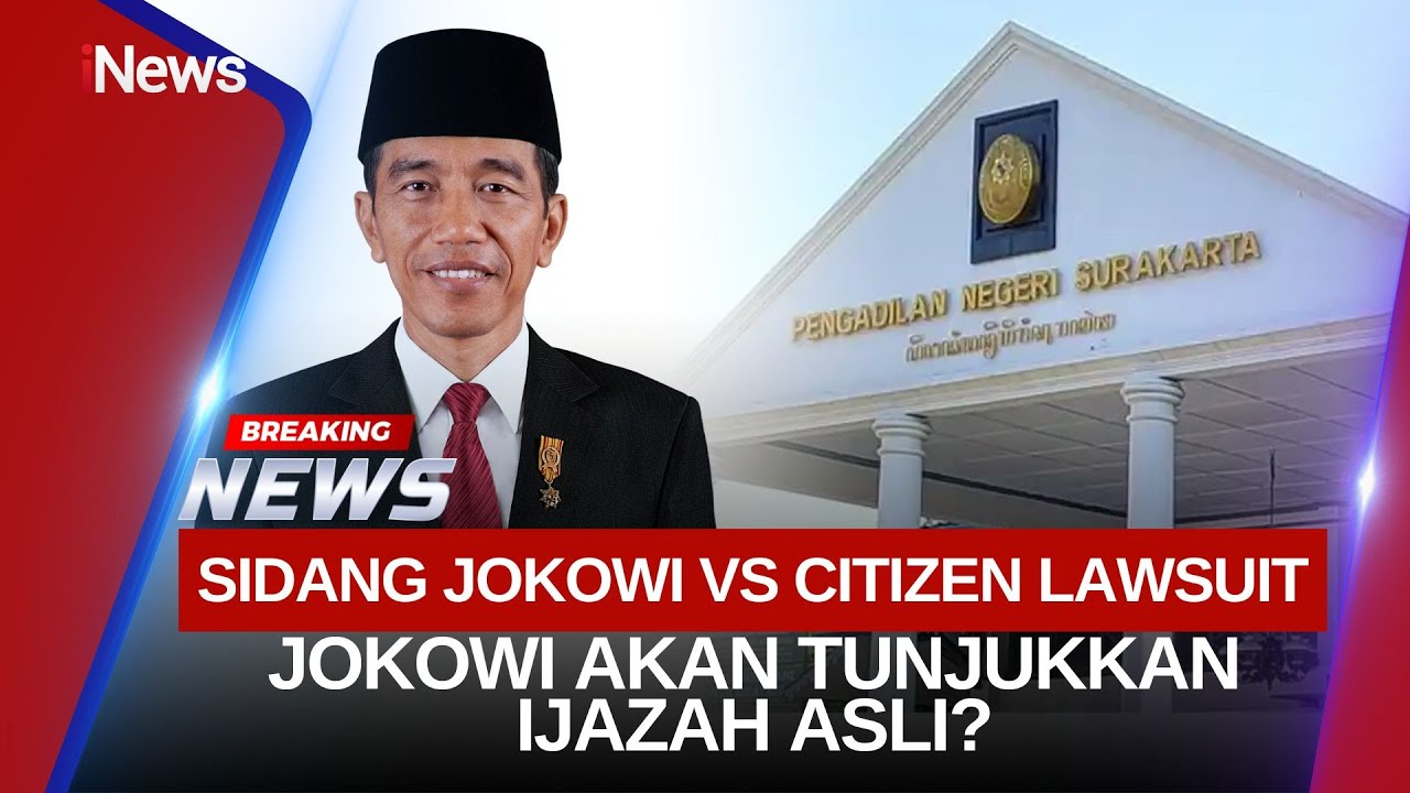 🔴BREAKING NEWS Sidang Kasus Ijazah di PN Surakarta, Pihak Jokowi Tunjukkan Ijazah Asli? (30/12)